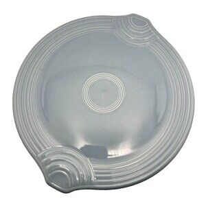 Fiestaware Fiesta Periwinkle Blue Handled Cake Serving Plate Platter 12" x 11"